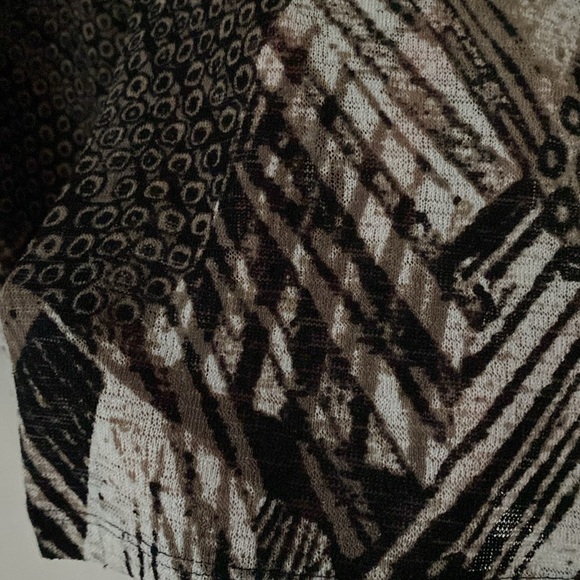 Chico’s Size‎ 2 Multi Print Classic Cardigan Dress Up or Down Chicos Large 12/14 - Picture 8 of 10